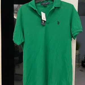 U.S. Polo Assn. Men's Green Polo Shirt